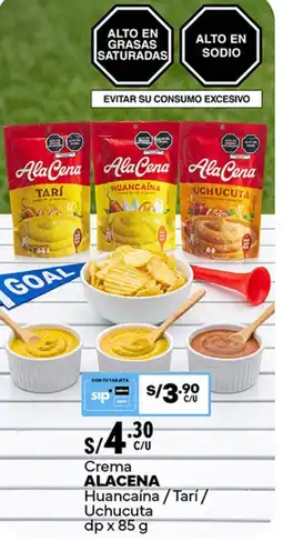 Plaza Vea Alacena crema huancaína/tarí/ uchucuta dp oferta