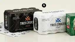 Plaza Vea Tres cruces cerveza lager/malta y maíz light oferta