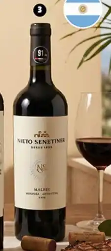 Plaza Vea Nieto senetiner vino clásico tinto/ blanco bt oferta