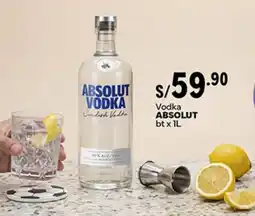 Plaza Vea Absolut vodka bt oferta