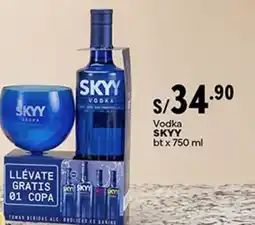 Plaza Vea Skyy vodka bt oferta
