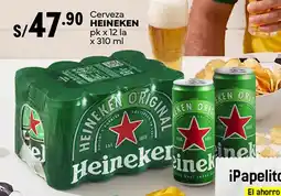 Plaza Vea Heineken cerveza oferta