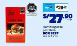 Makro Bon beef hamburguesa parrillera caja oferta