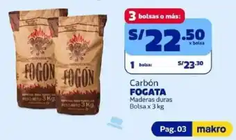 Fogata maderas duras bolsa