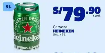 Makro Heineken cerveza oferta