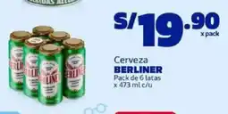 Makro Berliner cerveza pack oferta