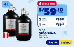 Makro Viña vieja borgoña oferta