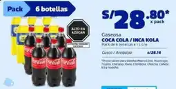 Makro Coca cola/inca kola gaseosa oferta