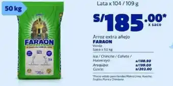 Makro Faraon arroz extra añejo verde oferta