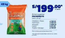 Makro Pacasmayo arroz superior saco oferta