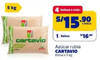 Cartavio azúcar rubia bolsa