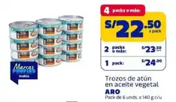 Makro Aro trozos de atún en aceite vegetal oferta