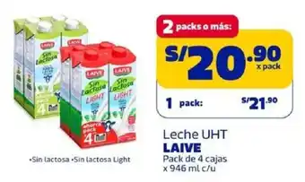 Makro Laive leche uht oferta