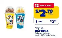 Makro Battimix yogurt sabores variados oferta