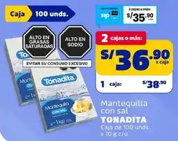 Makro Tonadita mantequilla con sal caja oferta