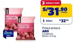 Makro Aro fresa entera congelada bolsa oferta