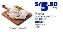 Makro Koch pierna con encuentro de pollo importado oferta