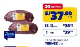 Makro Ternez tapa de vacuno oferta