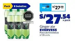 Makro Evervess ginger ale oferta