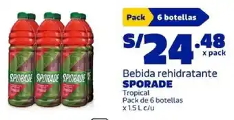 Makro Sporade bebida rehidratante tropical oferta