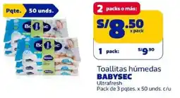 Makro Babysec toallitas húmedas ultrafresh oferta