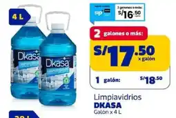 Makro Dkasa limpiavidrios galón oferta