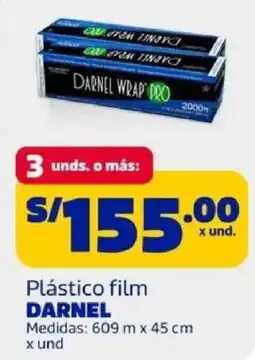 Makro Darnel plástico film oferta
