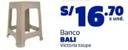 Makro Bali banco victoria taupe oferta