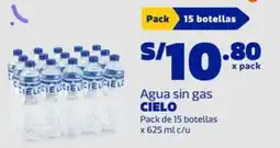 Makro Cielo agua sin gas oferta