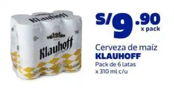 Makro Klauhoff cerveza de maíz oferta