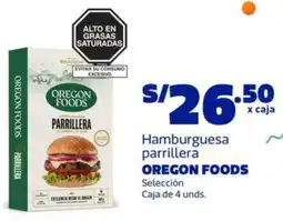 Makro Oregon foods hamburguesa parrillera selección oferta