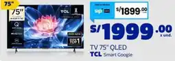 Makro Tcl tv 75" qled oferta