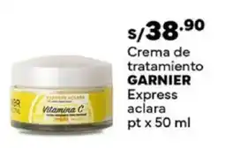 Plaza Vea Garnier crema de tratamiento express aclara pt oferta