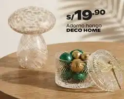 Plaza Vea Deco home adorno hongo oferta