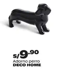 Plaza Vea Deco home adorno perro oferta