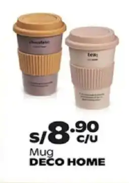 Plaza Vea Deco home mug oferta
