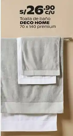 Plaza Vea Deco home toalla de baño oferta