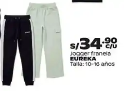 Plaza Vea Eureka jogger franela oferta