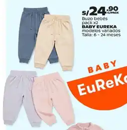 Plaza Vea Baby eureka buzo bebés modelos variados oferta