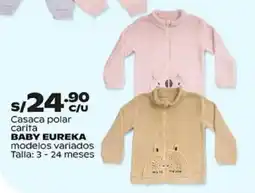 Plaza Vea Baby eureka casaca polar carita oferta