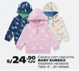 Plaza Vea Baby eureka casaca con capucha modelos variados oferta