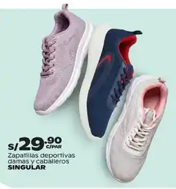 Plaza Vea Singular zapatillas deportivas damas y caballeros oferta