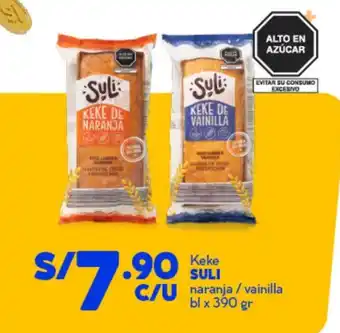 Suli keke naranja/vainilla bl