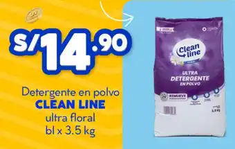 Clean line detergente en polvo ultra floral bl