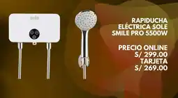 Promart Rapiducha eléctrica sole smile pro oferta