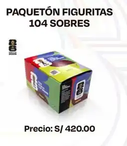 Wong Paquetón figuritas oferta