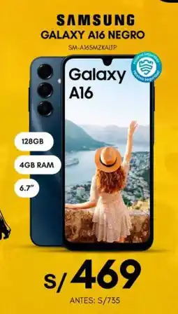 La Curacao Samsung galaxy A16 negro oferta