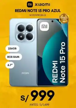 La Curacao Xiaomi redmi note 15 pro azul oferta