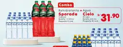 Vega Sporade rehidratante + cielo agua sin gas botella oferta