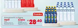 Vega Volt energizante + cielo agua oferta